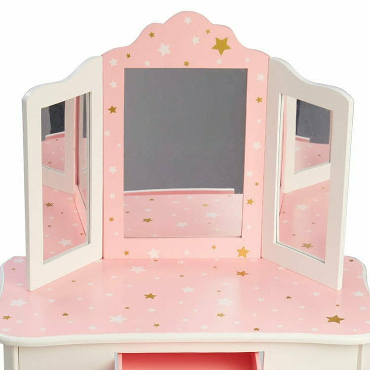 Fashion Twinkle Star Gisele Vanity Set - Pink/White - Image 6