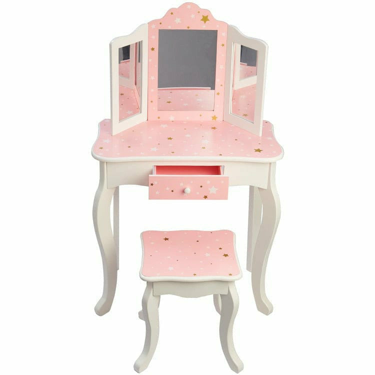 Fashion Twinkle Star Gisele Vanity Set - Pink/White - Image 7