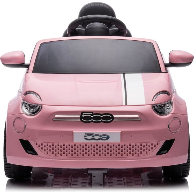 Fiat 500 12V Ride On Car - Pink - Image 2