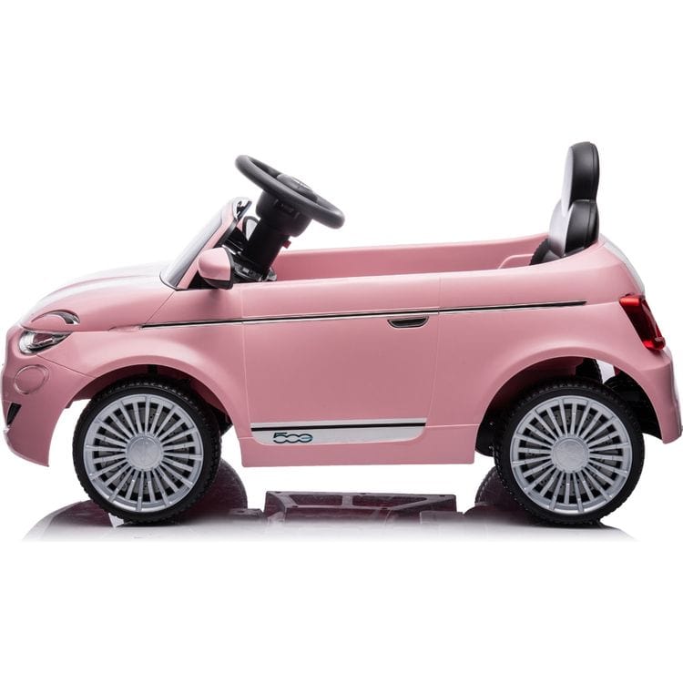 Fiat 500 12V Ride On Car - Pink - Image 3