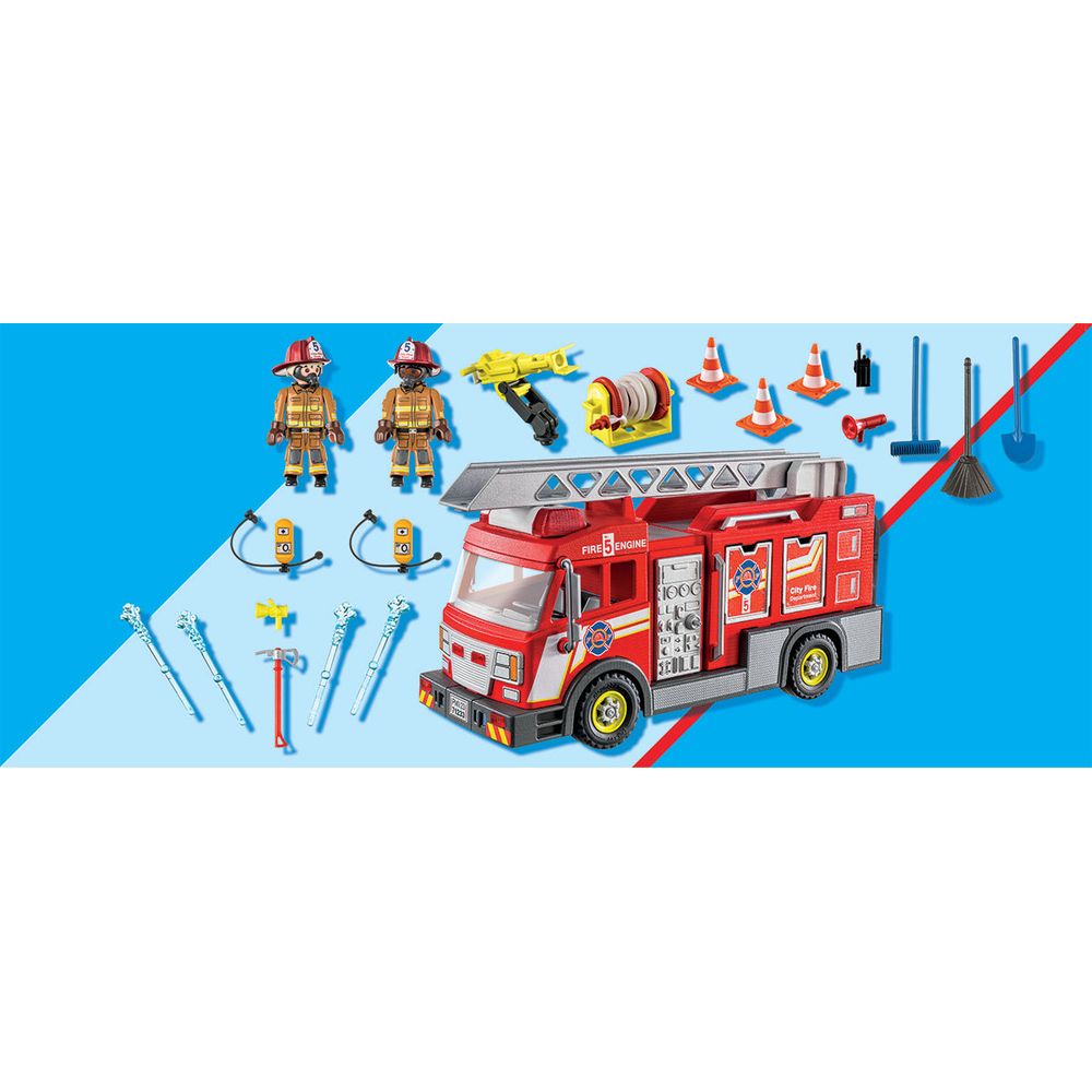 Fire Truck with Accessories and 2 Figures - Image 3