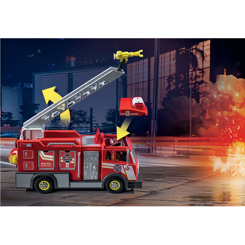 Fire Truck with Accessories and 2 Figures - Image 6
