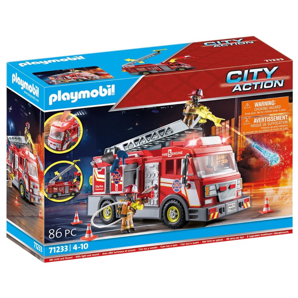 Fire Truck with Accessories and 2 Figures - Image 8