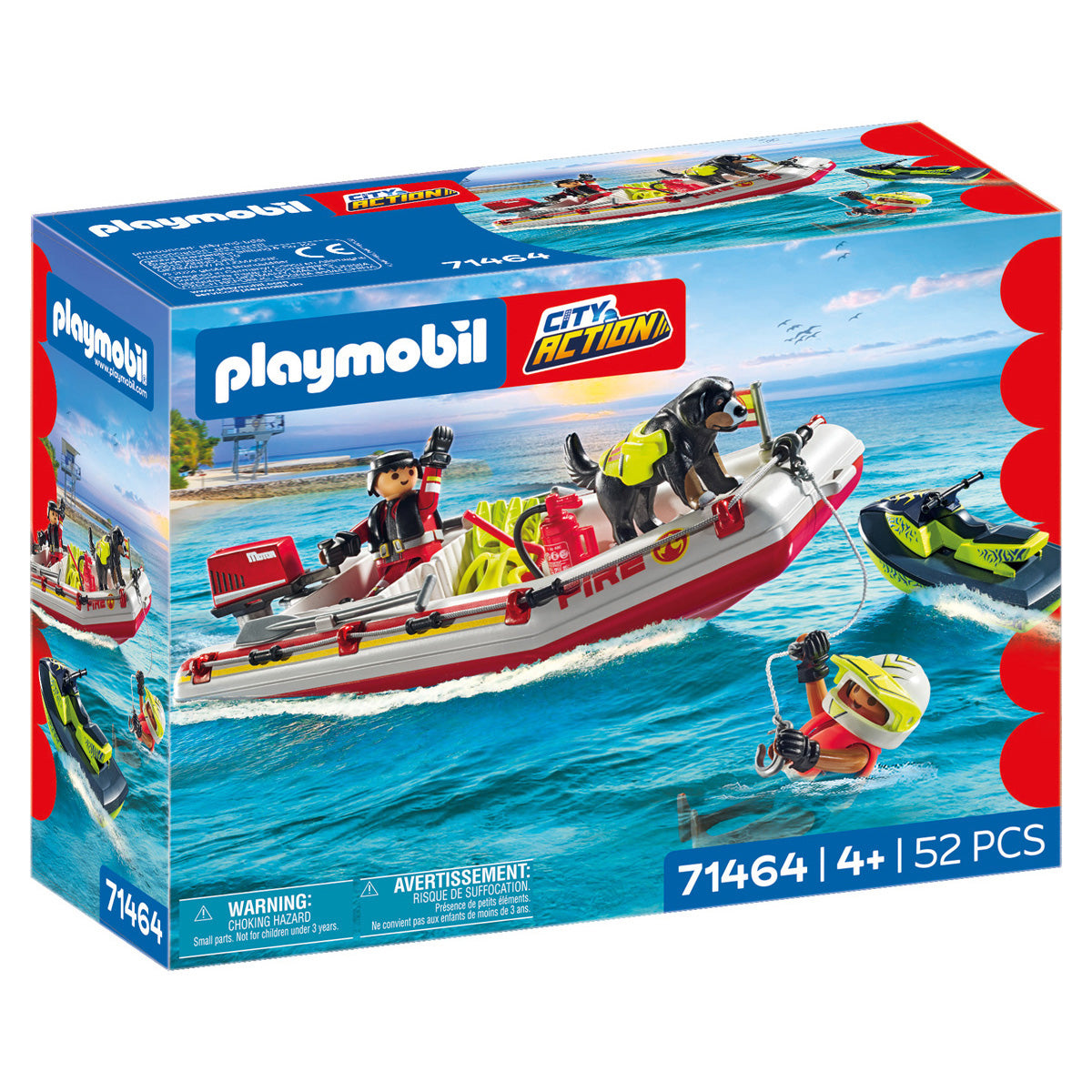Fireboat with Water Scooter Playset - Image 6