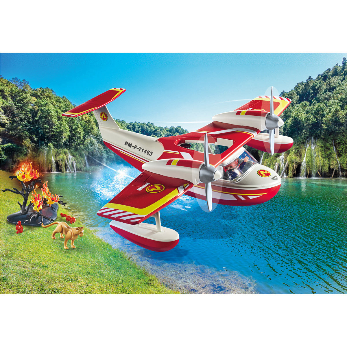 Firefighting Seaplane Playset - Image 3