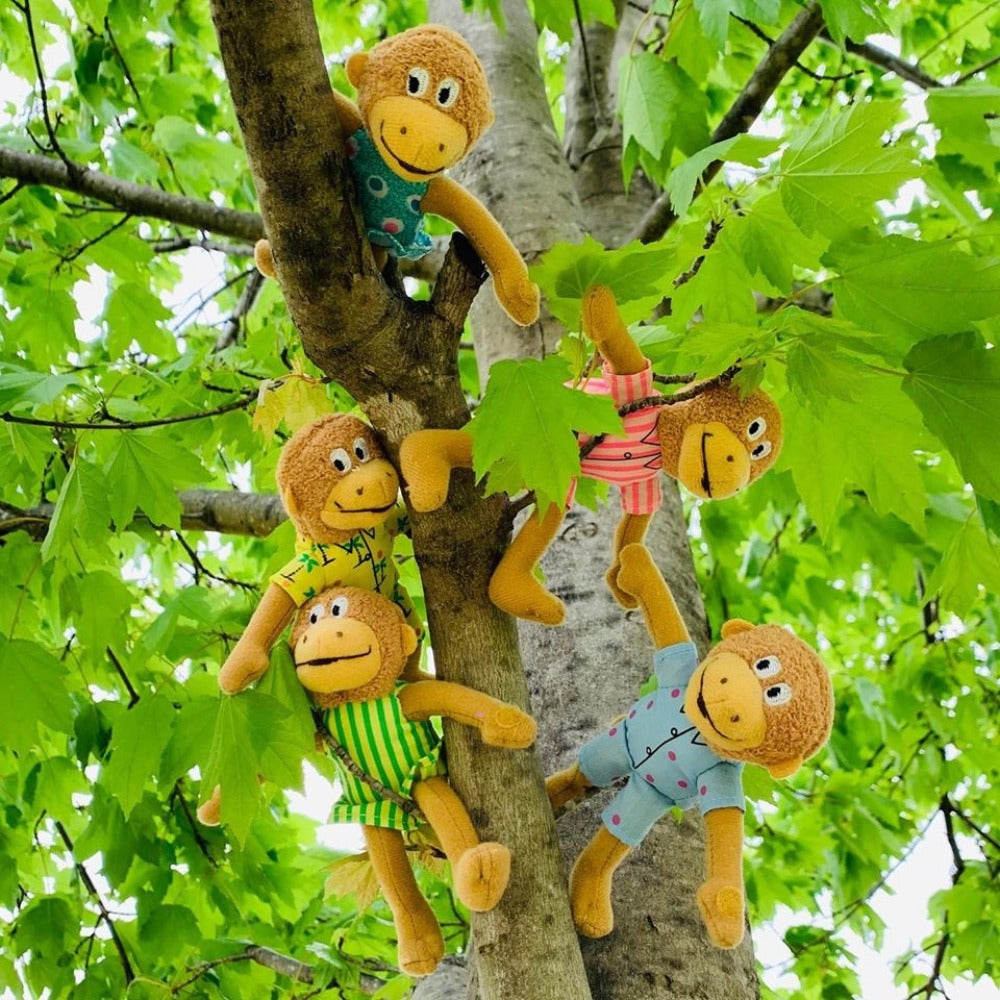 Alternative view of Five Little Monkeys Finger Puppet Playset