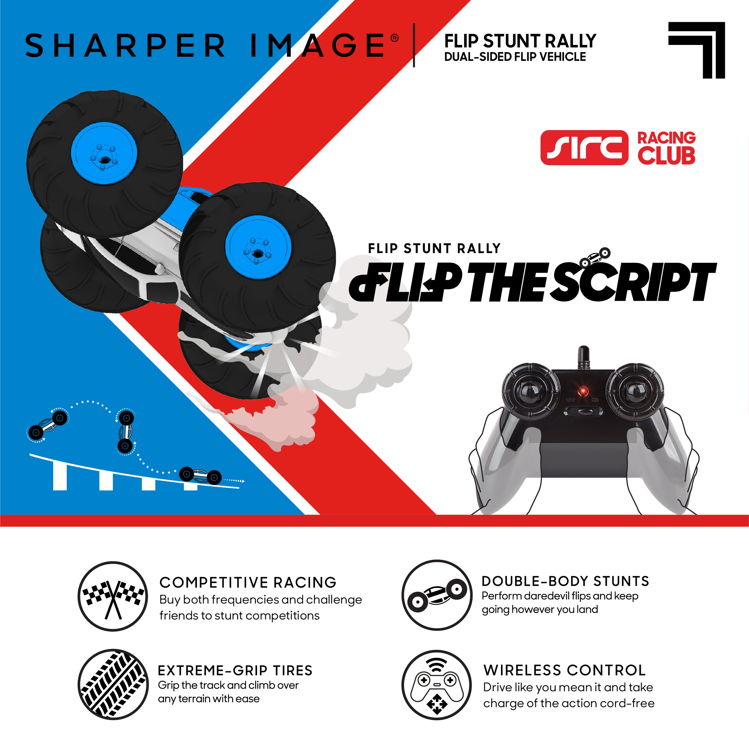 Flip Stunt Rally Remote Control Stunt Vehicle - Image 3