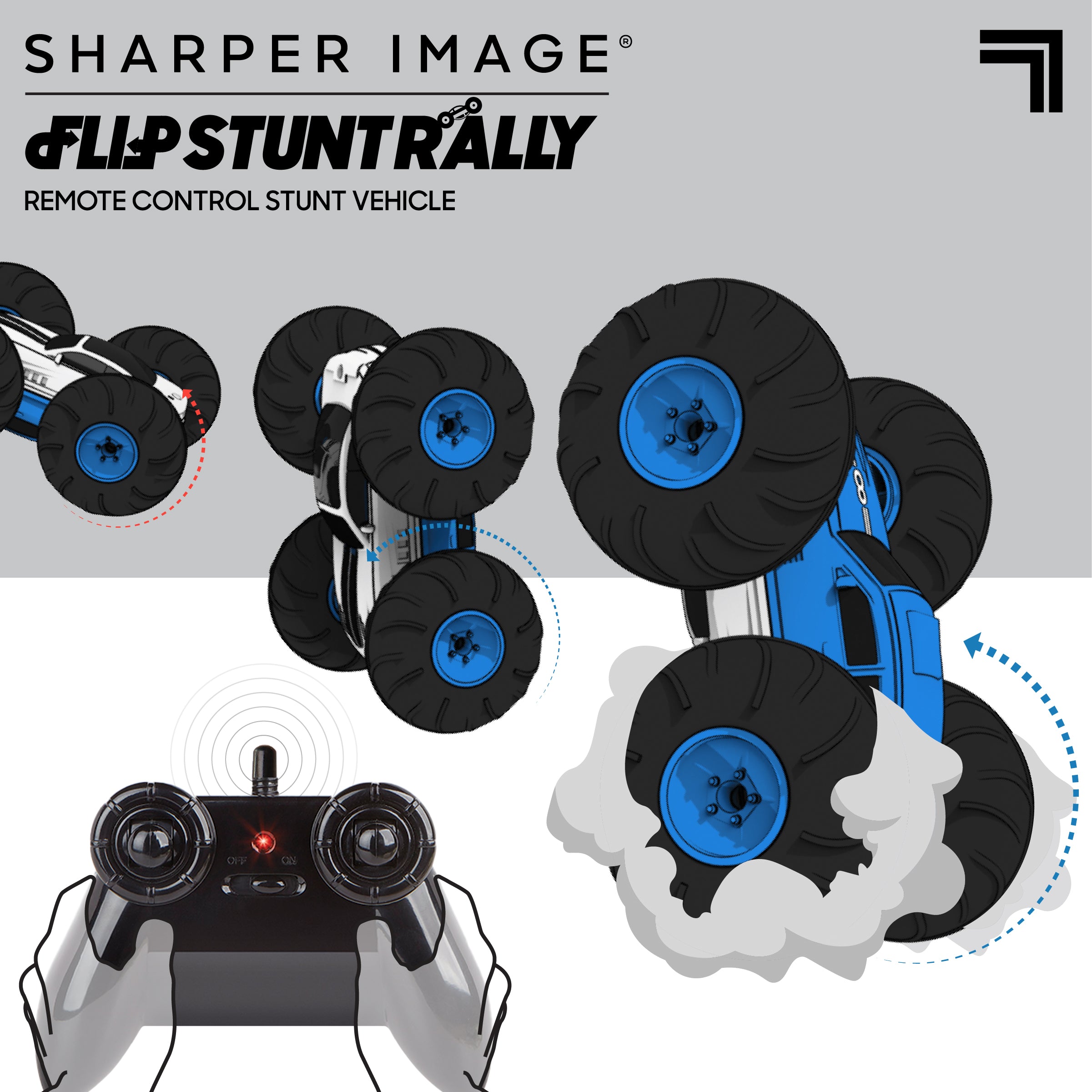 Flip Stunt Rally Remote Control Stunt Vehicle - Image 6