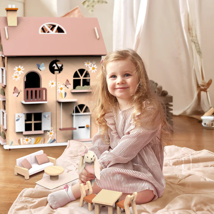 Alternative view of Flowers Cottage Dollhouse