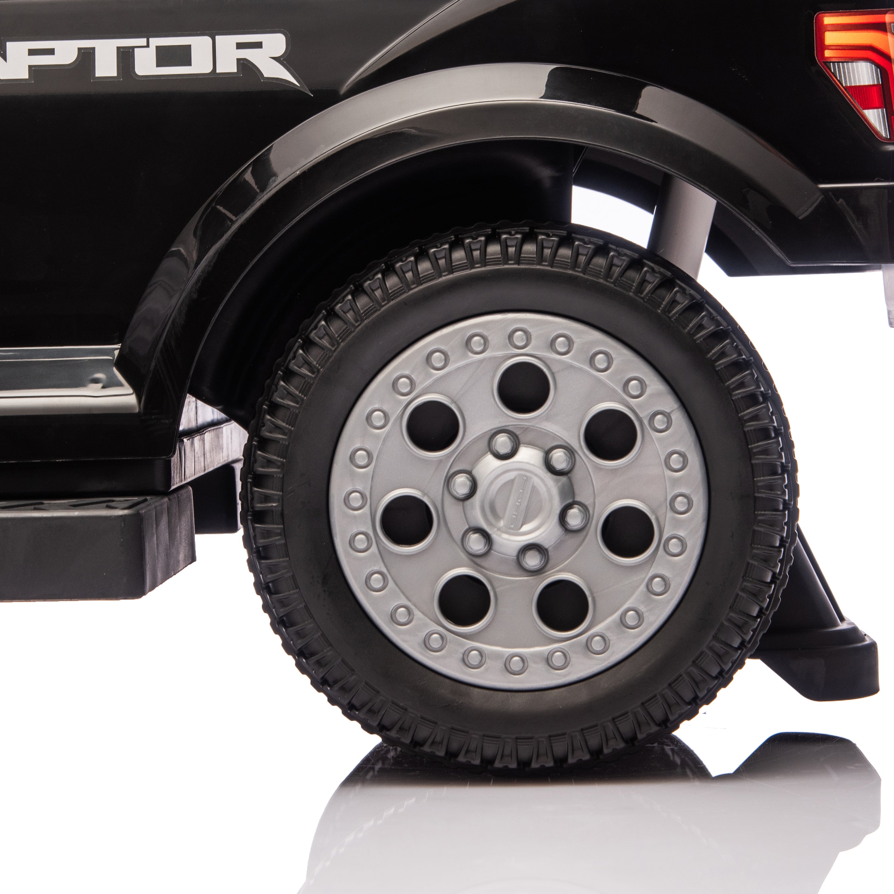 Ford Raptor 3-in-1 Push Ride On Toy Car - Black - Image 5