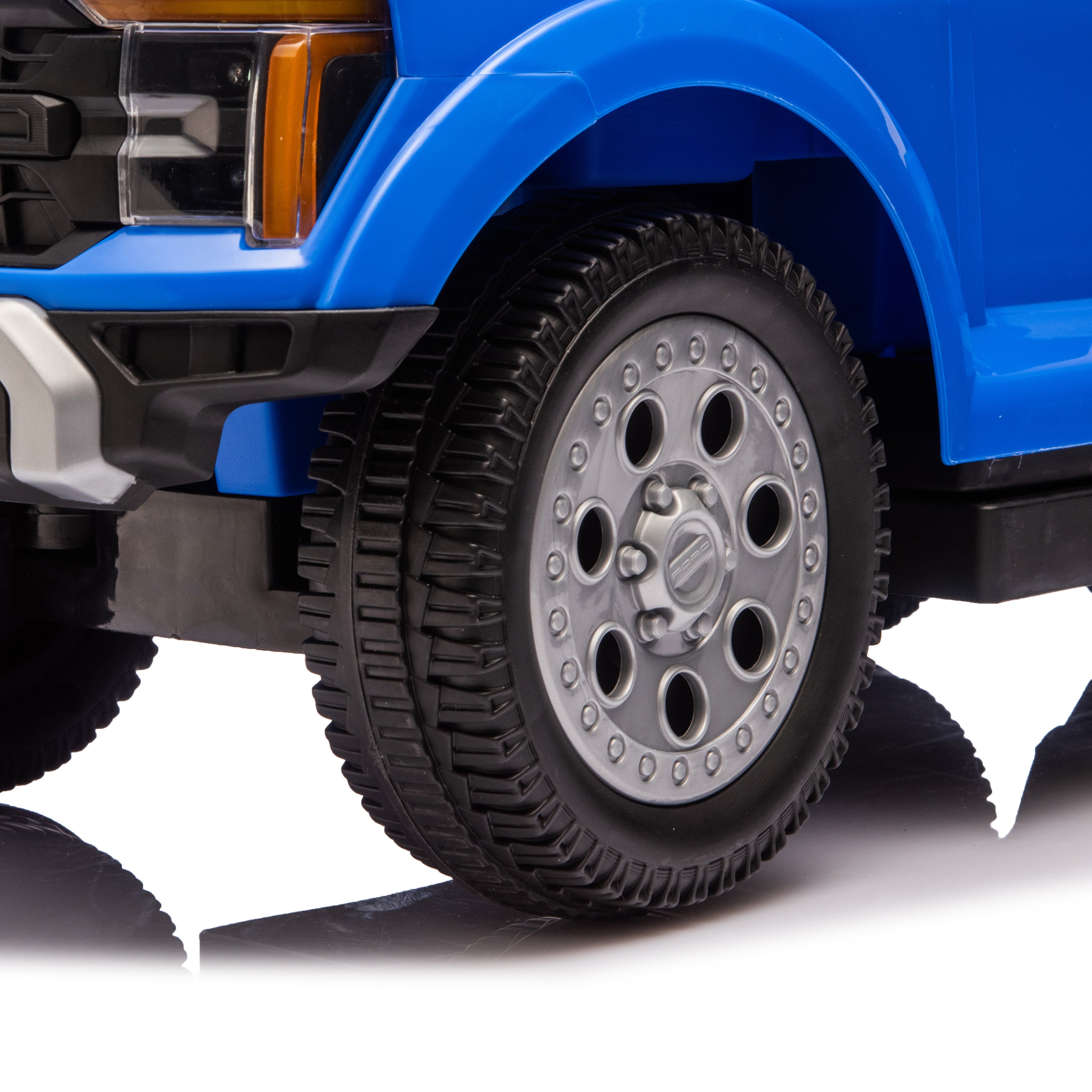Ford Raptor 3-in-1 Push Ride On Toy Car - Blue - Image 4