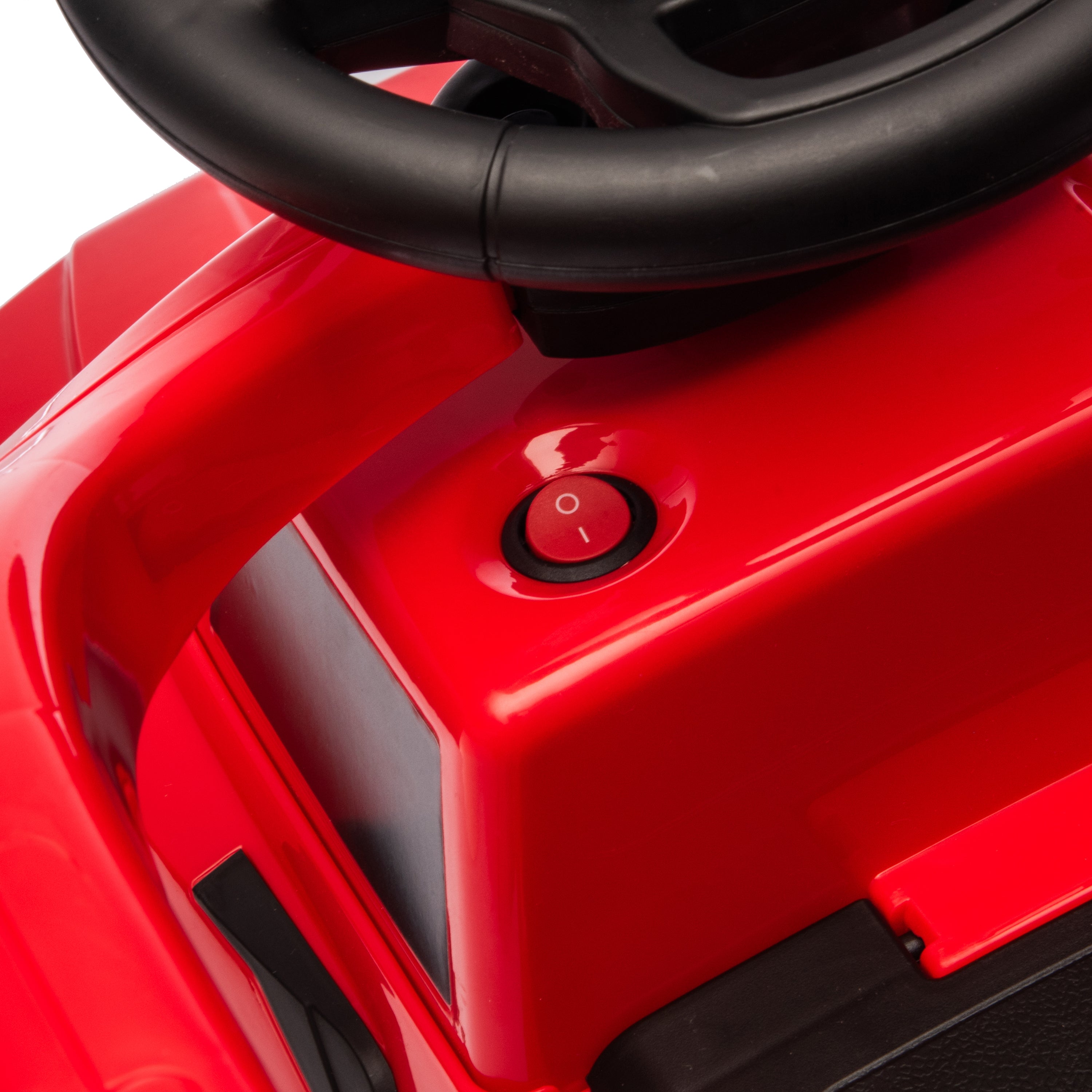 Ford Raptor 3-in-1 Push Ride On Toy Car - Red - Image 4