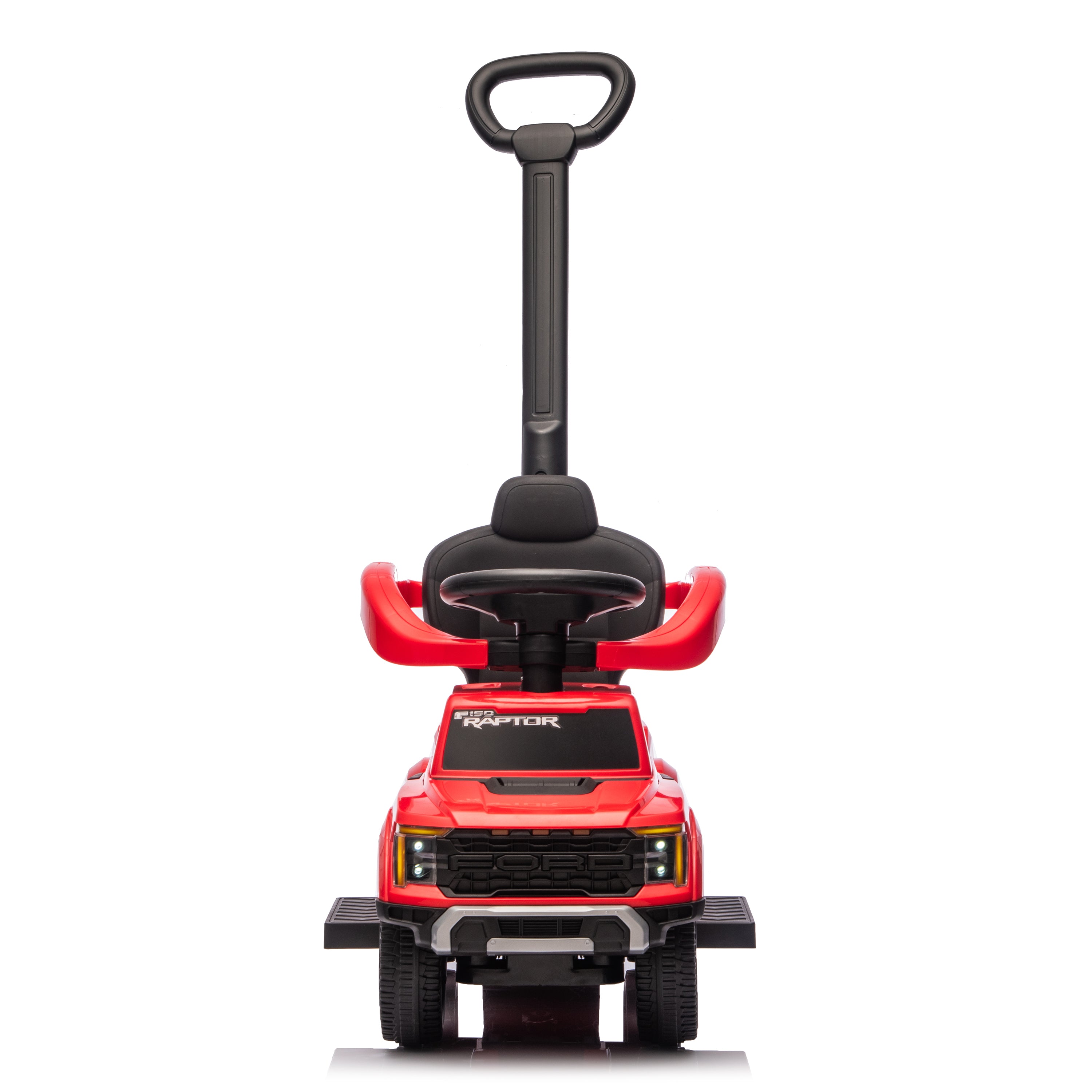 Ford Raptor 3-in-1 Push Ride On Toy Car - Red - Image 6