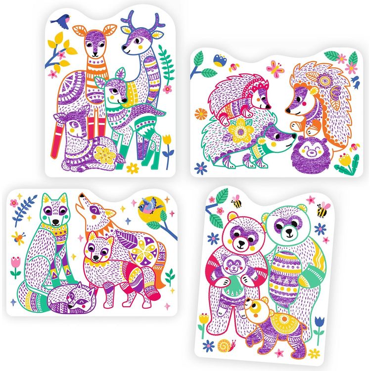 Alternative view of Forest Families Coloring Set