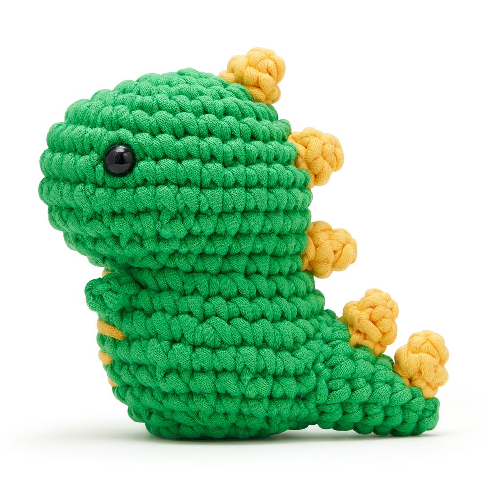 Fred the Dino Learn to Crochet Kit - Image 3