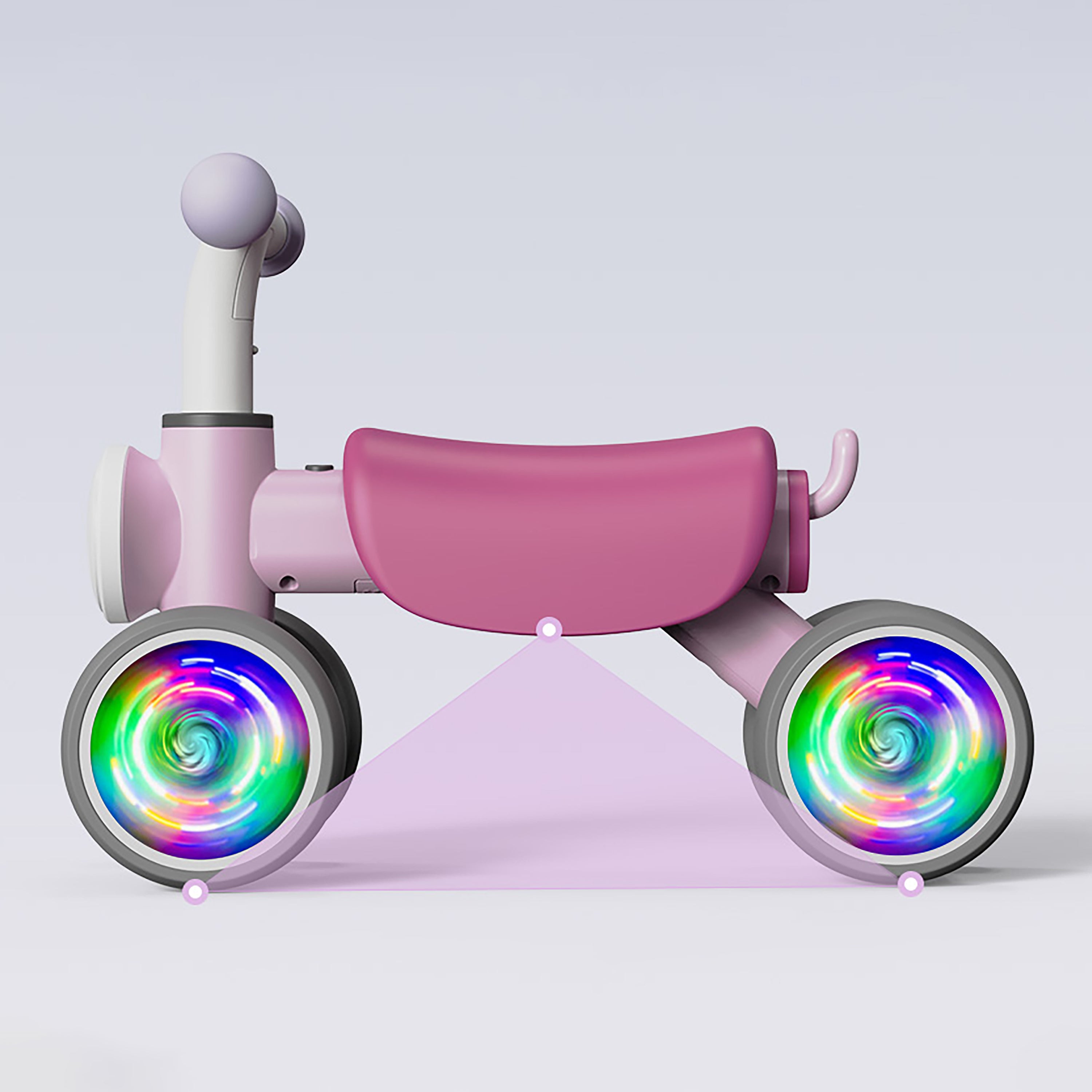 Freddo Nature Navigator Balance Bike - Pink - Image 5