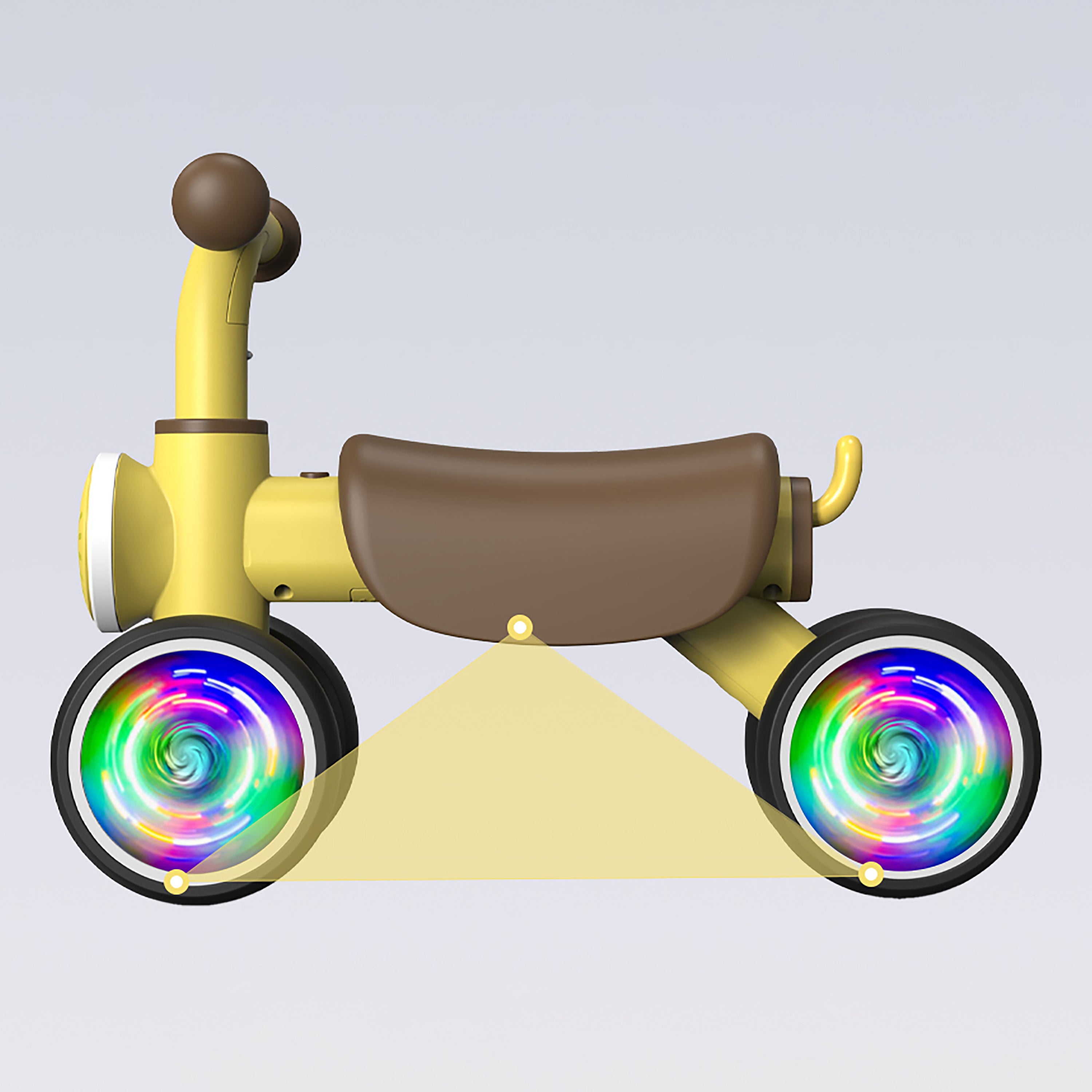 Freddo Nature Navigator Balance Bike - Yellow - Image 3