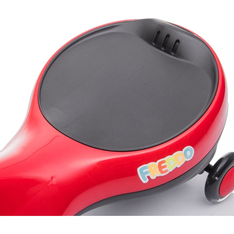 Freddo Toys Swing Car with Flashing Wheels - Red - Image 8