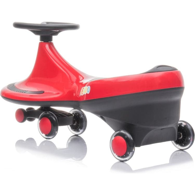 Freddo Toys Swing Car with Flashing Wheels - Red - Image 4