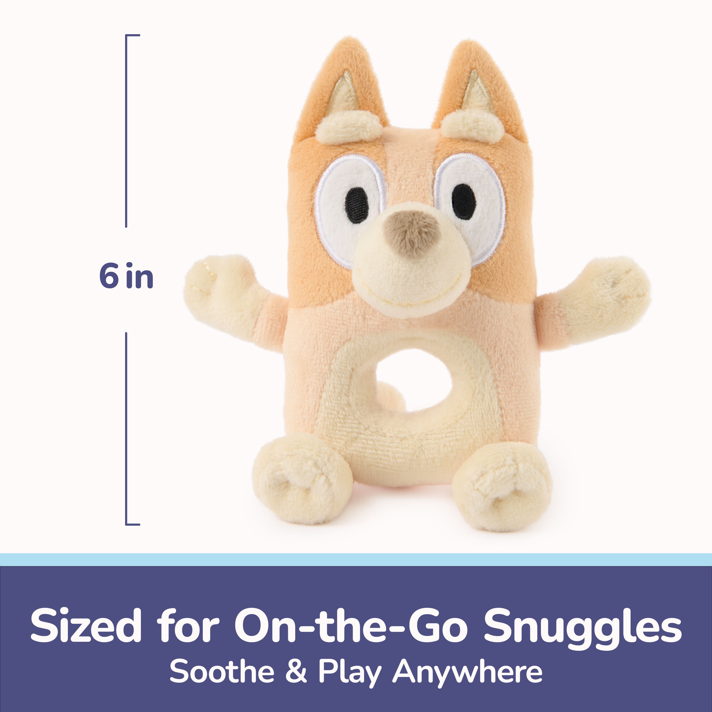GUND Bingo Plush Ring Rattle - 6" - Image 8
