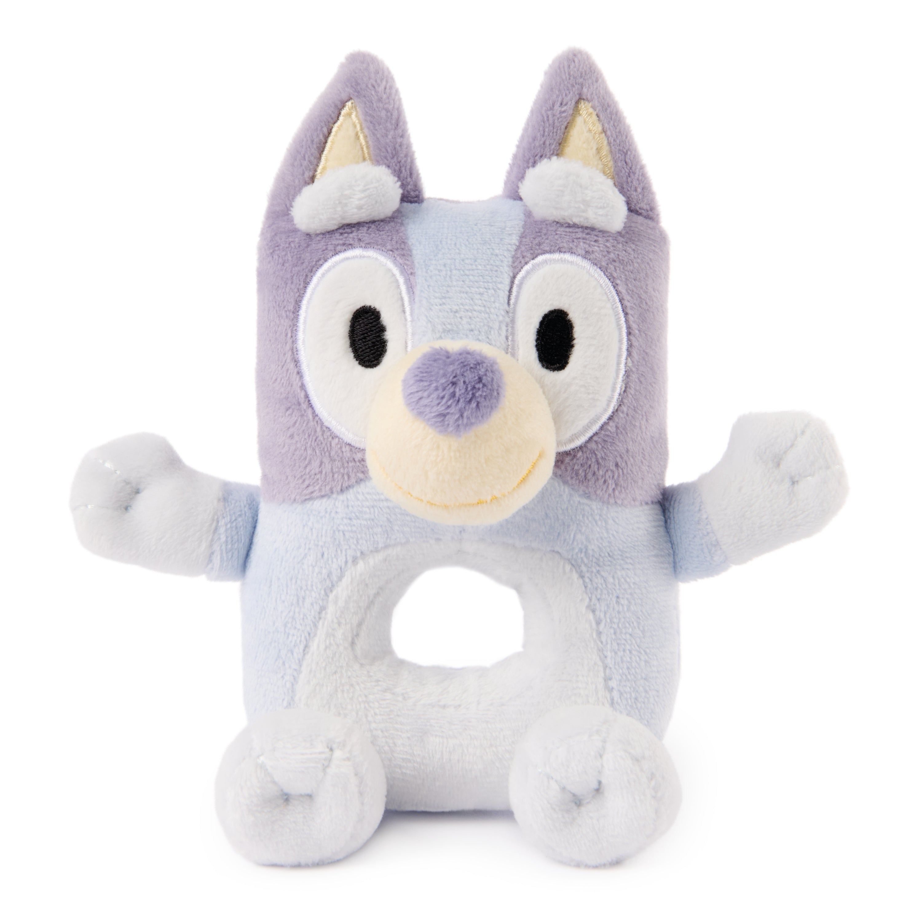 GUND Bluey Plush Ring Rattle - 6"