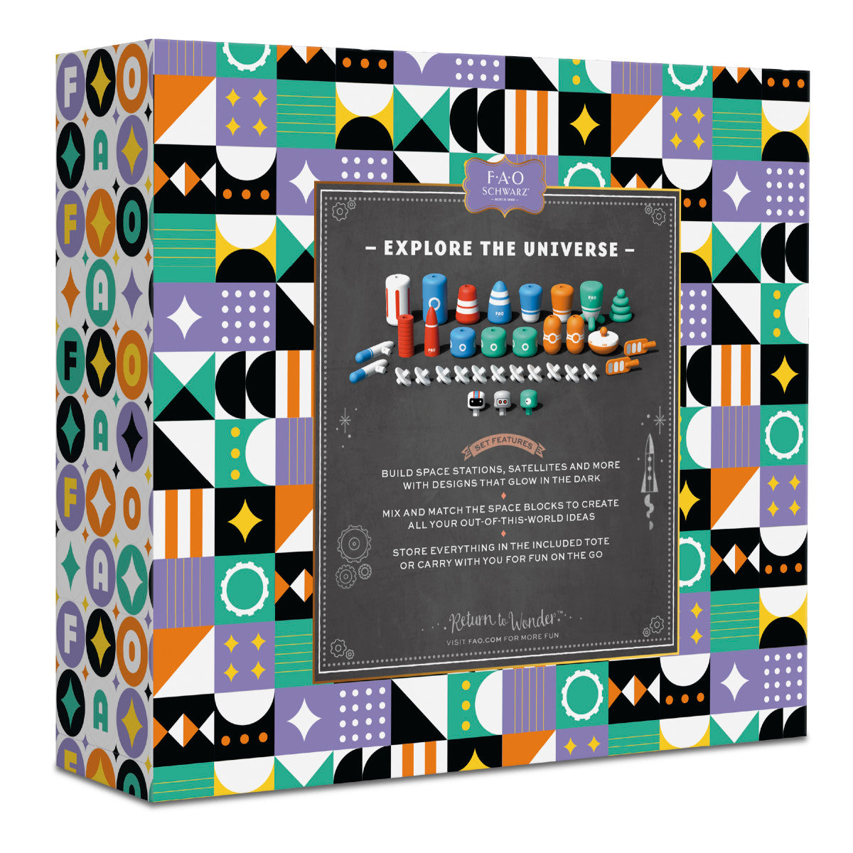Galaxy Glow Space Blocks Construction Set - Image 7