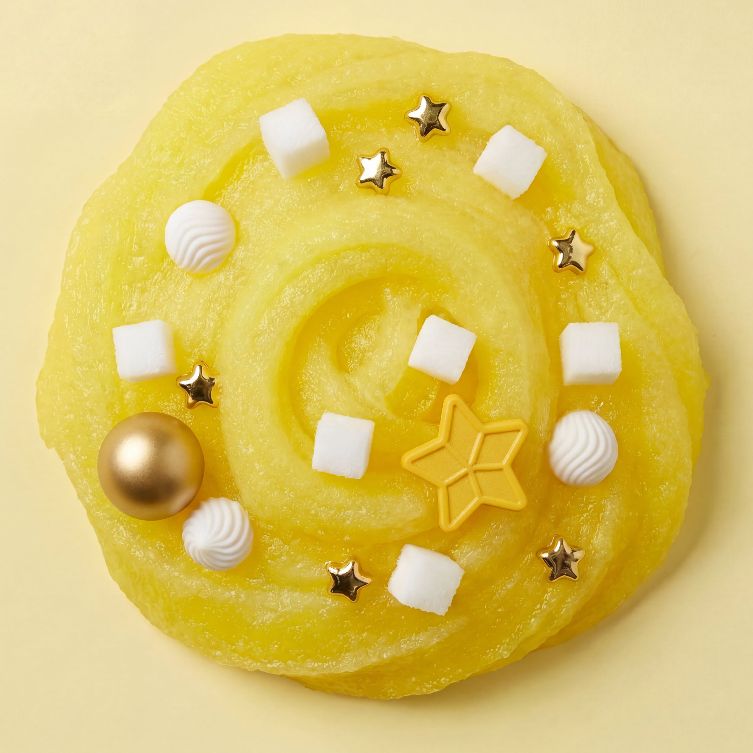Alternative view of Gelato Swirl Slime – Luxe Lemon Icee Slime