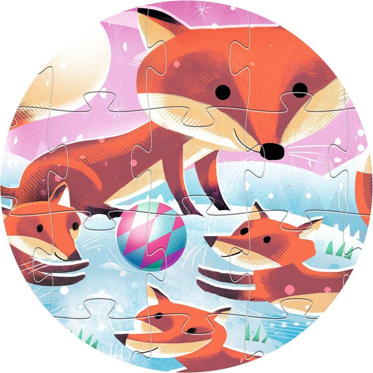 Ginger Little Fox 24 Piece Silhouette Jigsaw Puzzle - Image 3