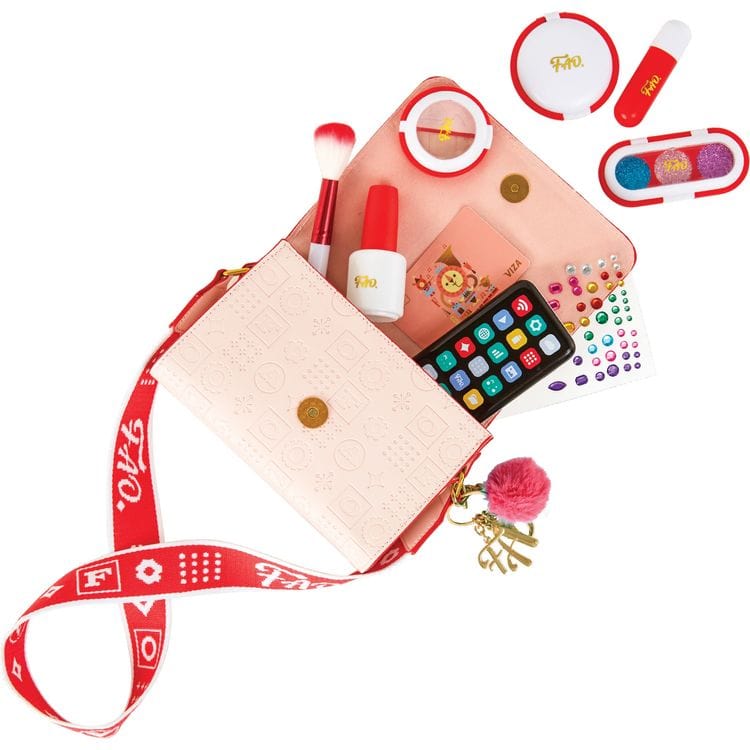 Glamour Go 12 Piece Designer Purse & Accessories - Pink - Image 3