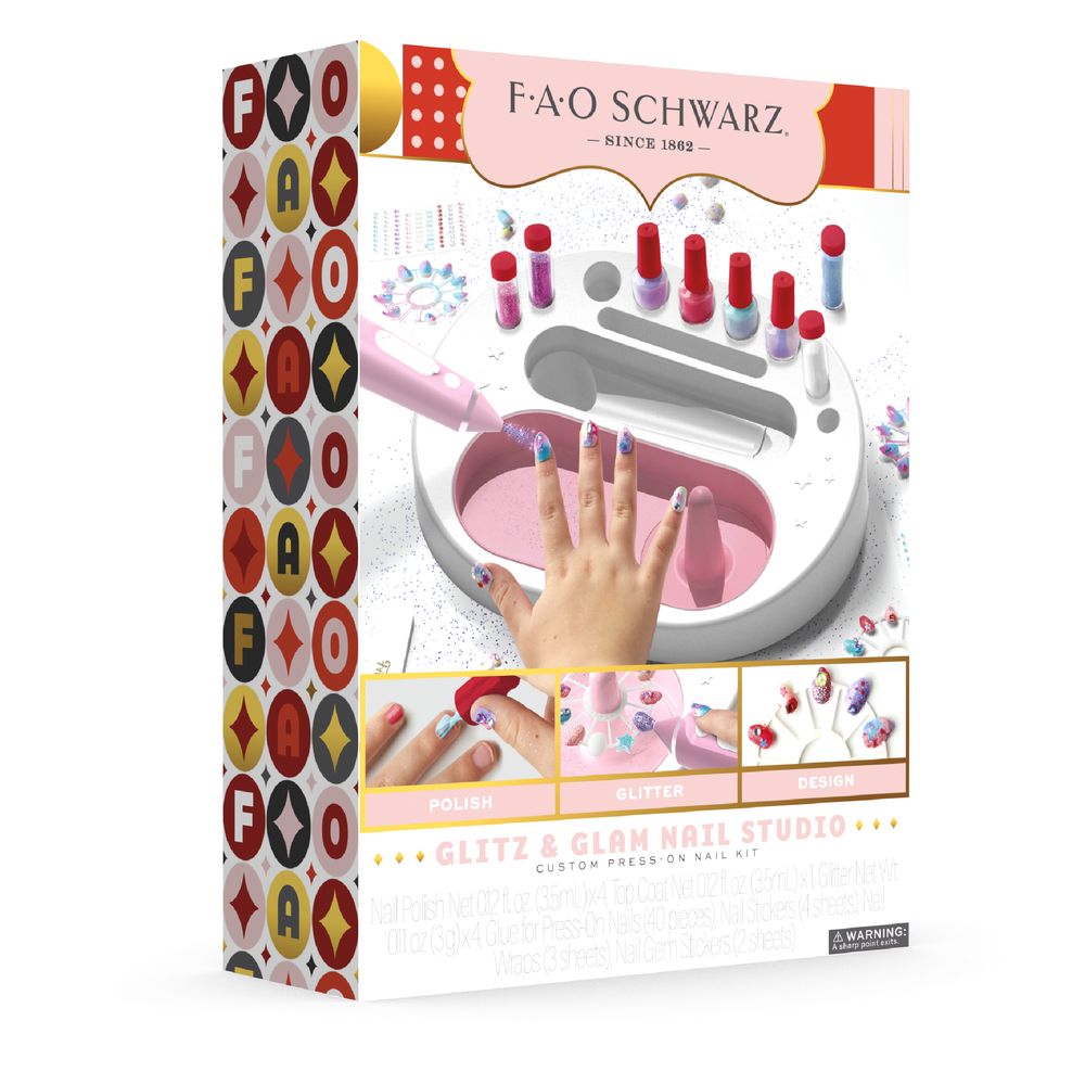 Glitz & Glam Nail Studio Custom Press-On Nail Kit - Image 7