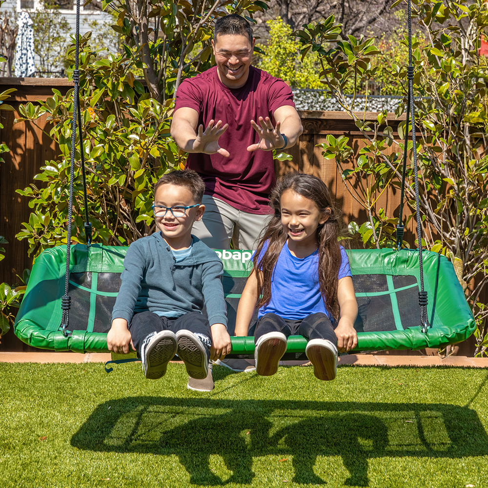 Alternative view of Gobaplay FlyMax Rectangle Tree Swing