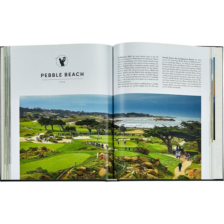 "Golf: The Ultimate Book" in Green Bonded Leather - Image 3