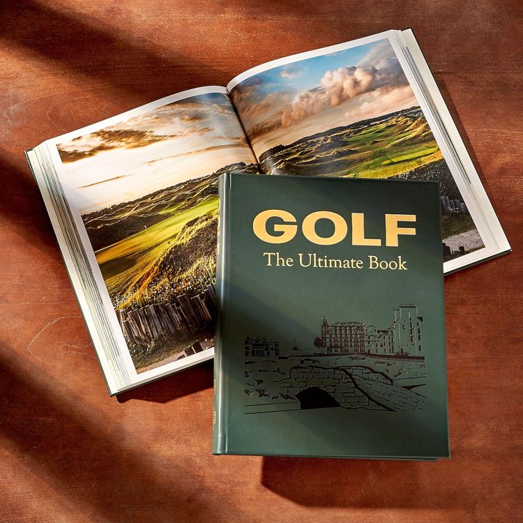 Alternative view of "Golf: The Ultimate Book" in Green Bonded Leather