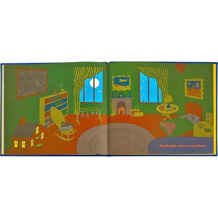"Goodnight Moon" Book in Blue Bonded Leather - Image 3