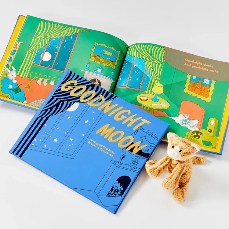 Alternative view of "Goodnight Moon" Book in Blue Bonded Leather