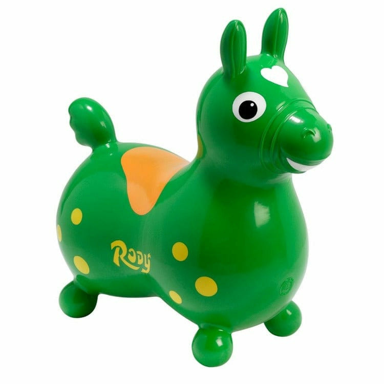 Green Rody Horse Inflatable Bouncer Ride-on
