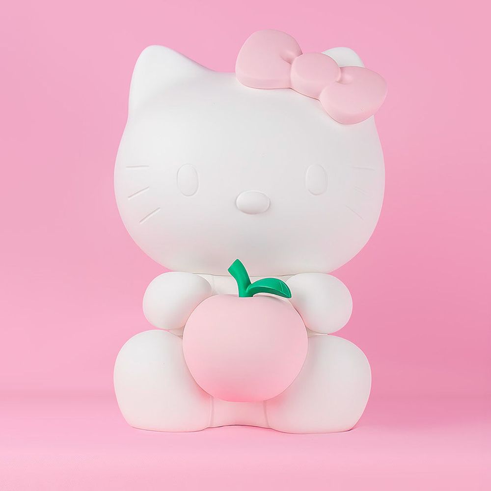 Alternative view of Hello Kitty Figure with Pastel Pink Apple - 10.2"