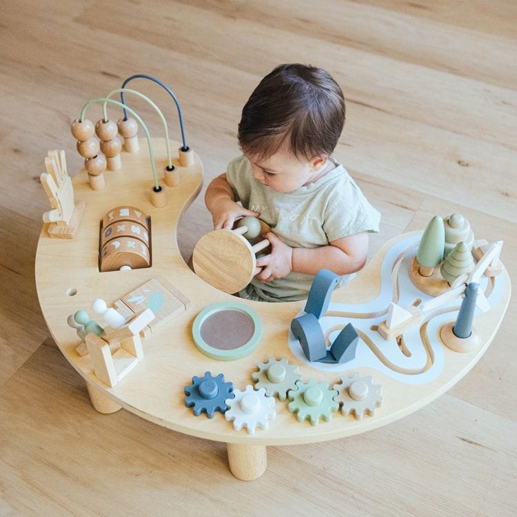 Alternative view of Hi-Lo Wood Activity Table