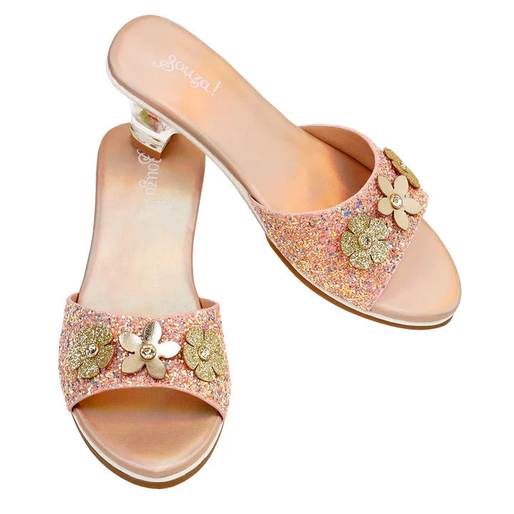 High-Heel Clarisse Slipper (Gold Peach) - Size 10-11