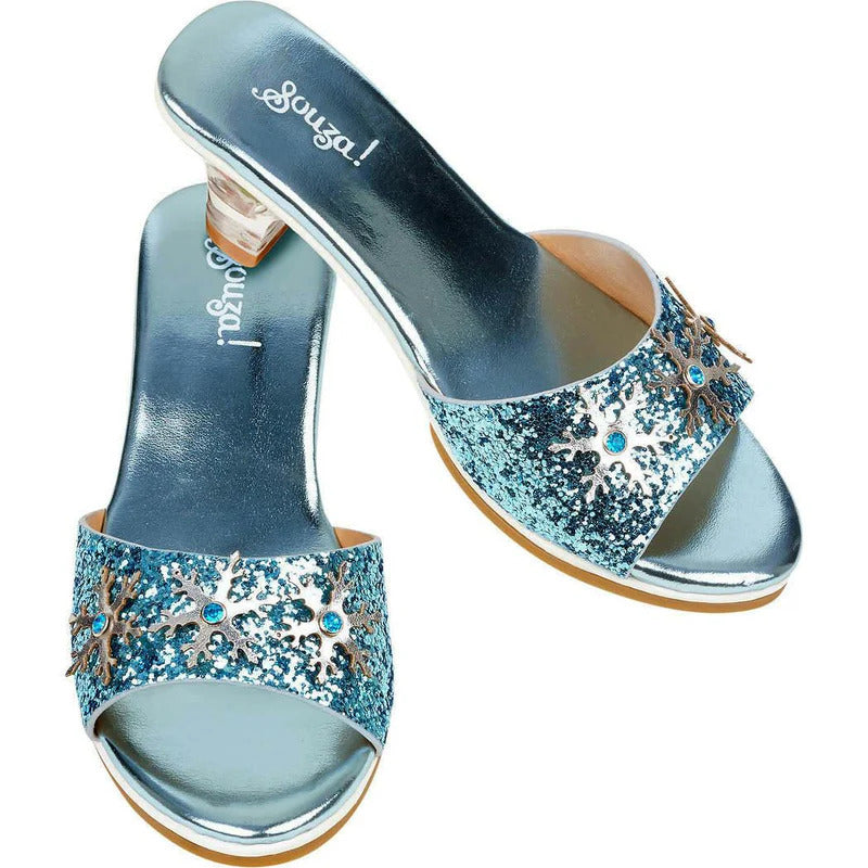 High-Heel Ice Queen Slipper (Blue) - Size 10-11