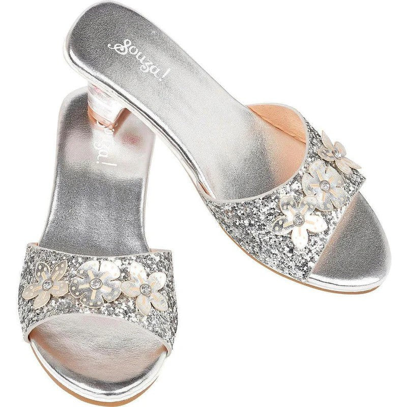 High-Heel Mariona Slipper (Silver) - Size 12-13