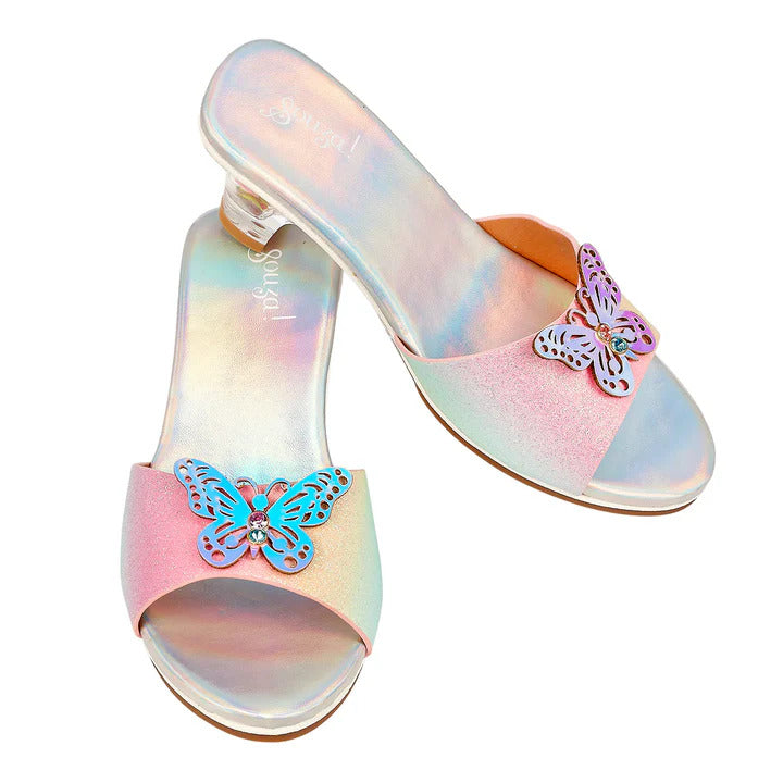 High-Heel Ophelie Slipper (Rainbow Butterfly) - Size 10-11