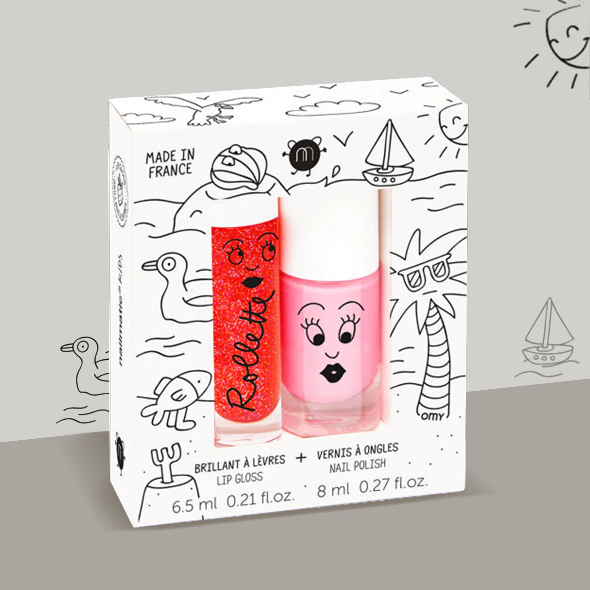 Holidays Nail Polish & Lipgloss Set - Image 2