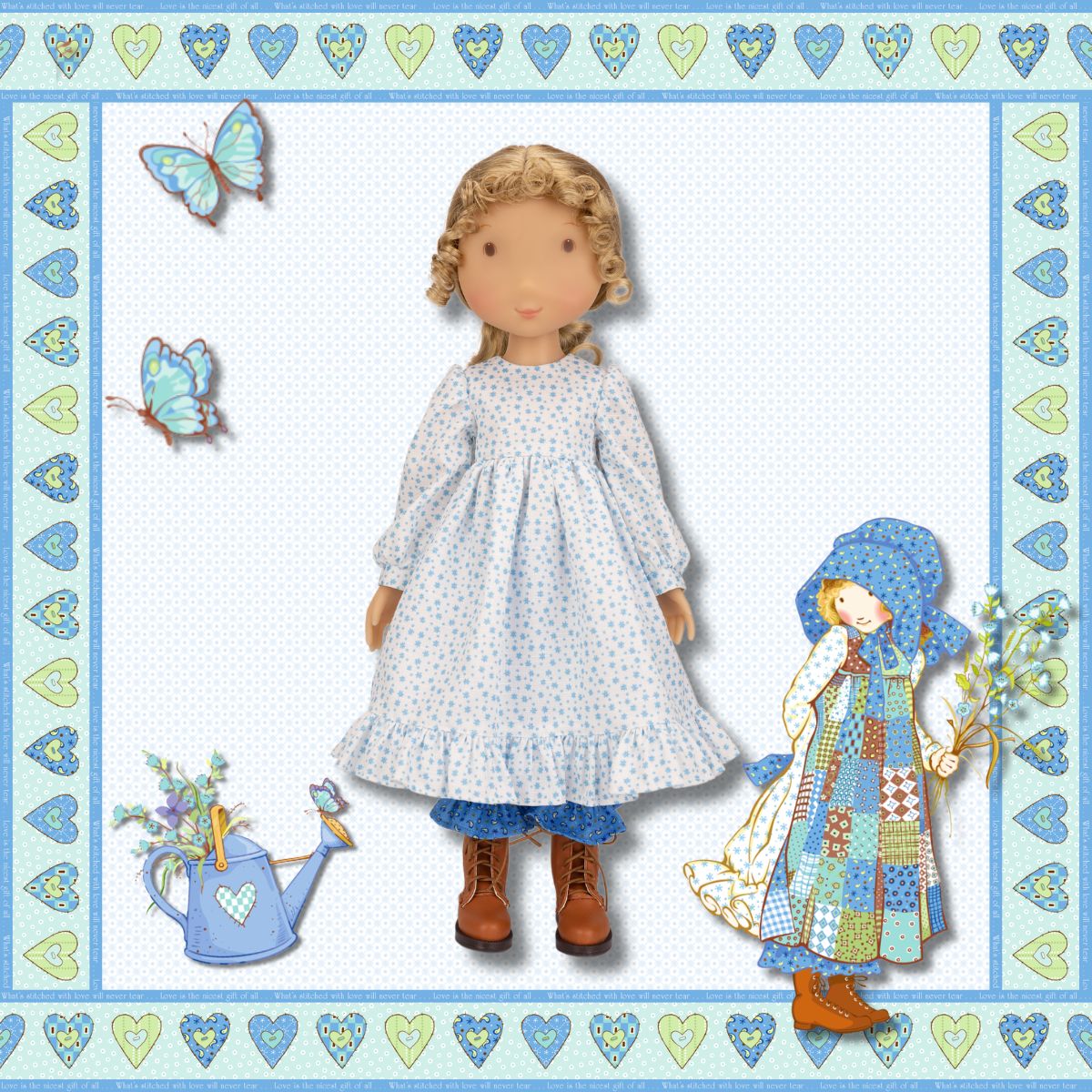 Holly Hobbie - Blue Girl Dollset - Image 4