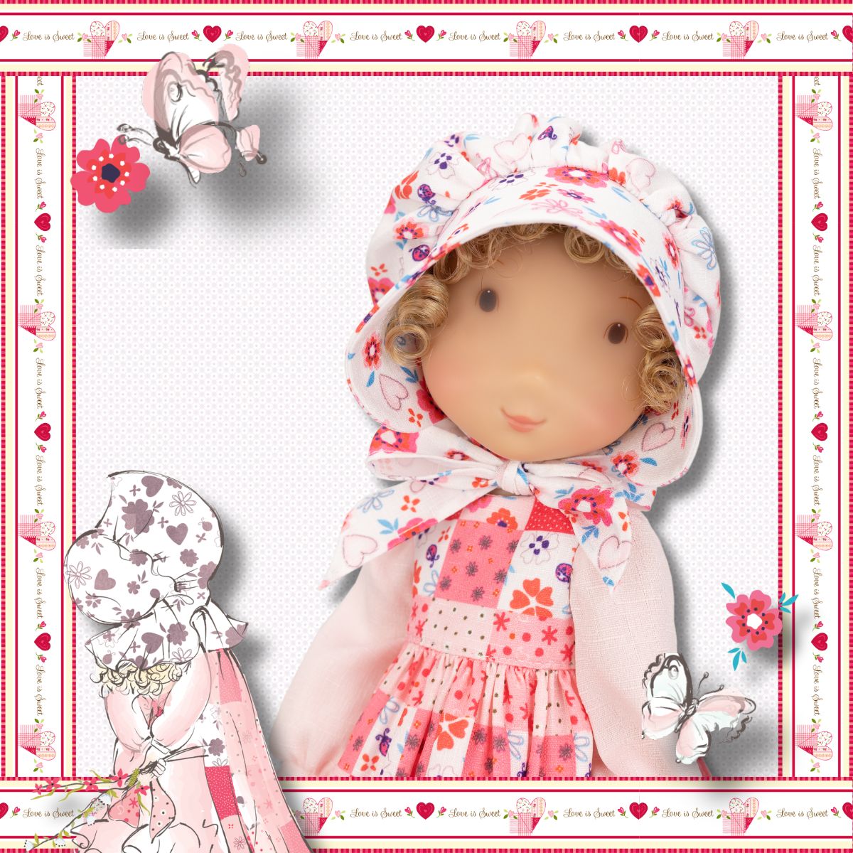 Holly Hobbie - Pink Girl Dollset - Image 3