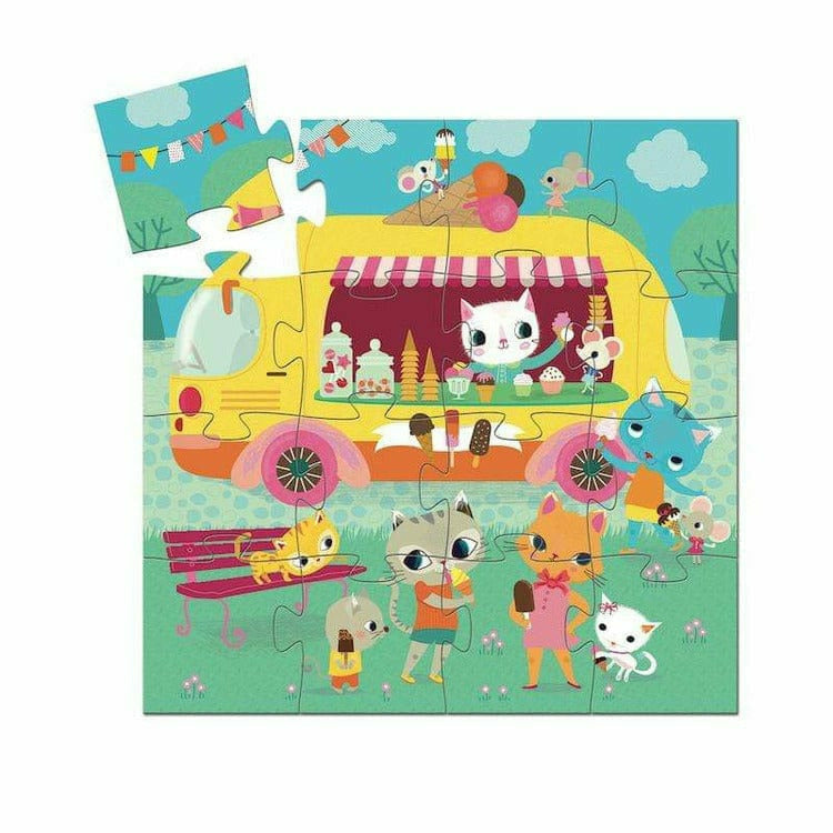 Alternative view of Ice Cream Truck Mini Jigsaw Puzzle