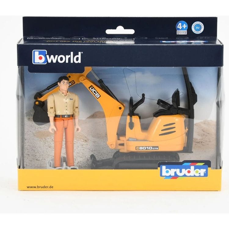 JCB Micro Excavator 8010 CTS with Worker - Image 4