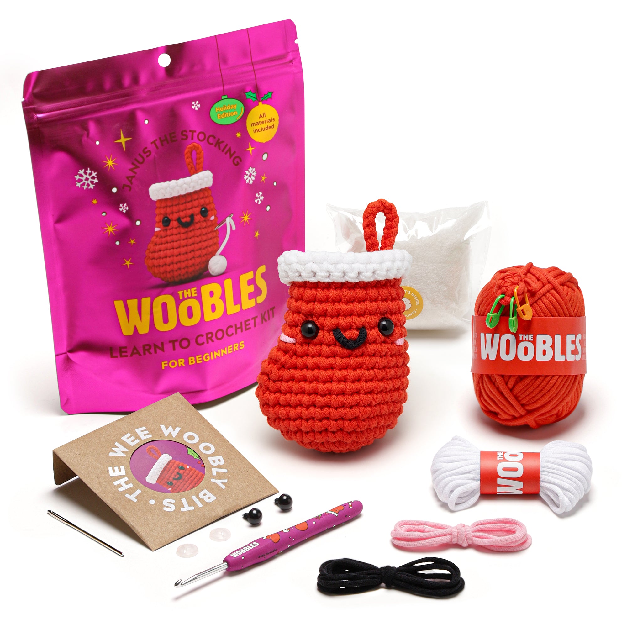 Janus the Stocking Learn to Crochet Kit