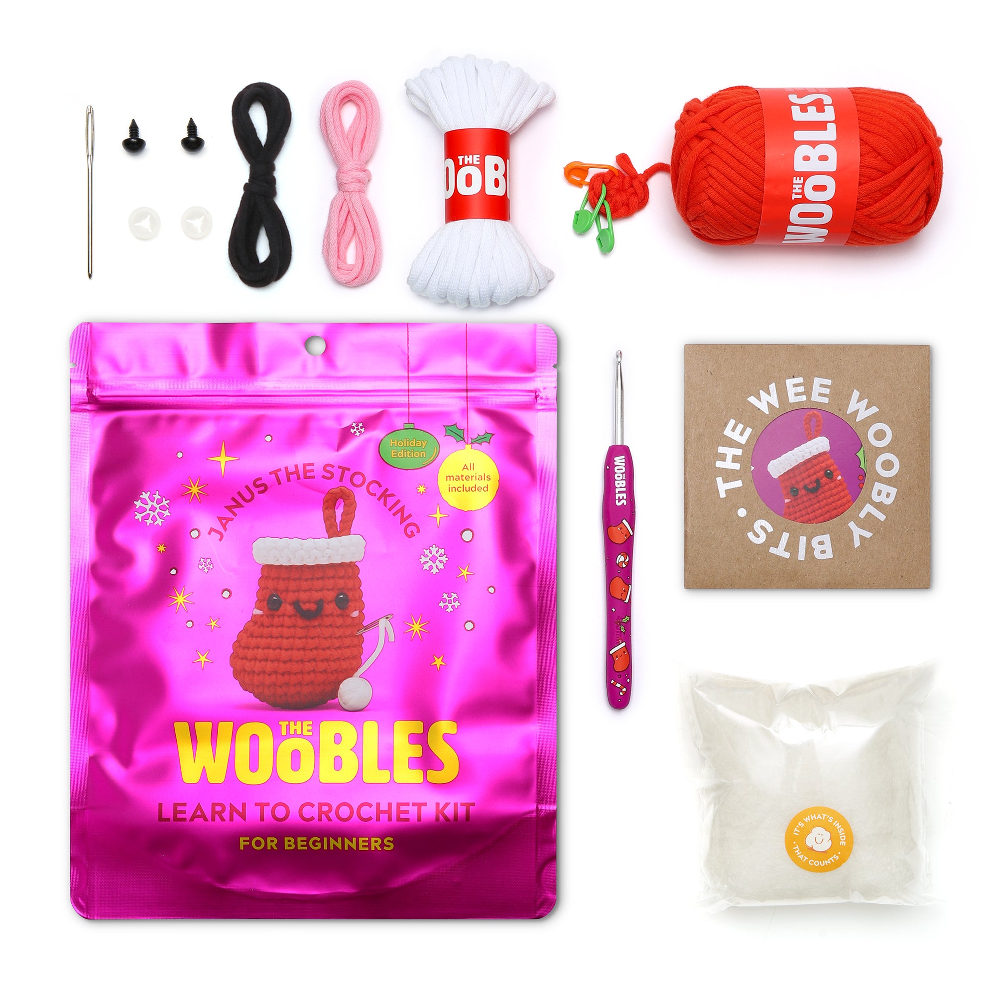 Janus the Stocking Learn to Crochet Kit - Image 3