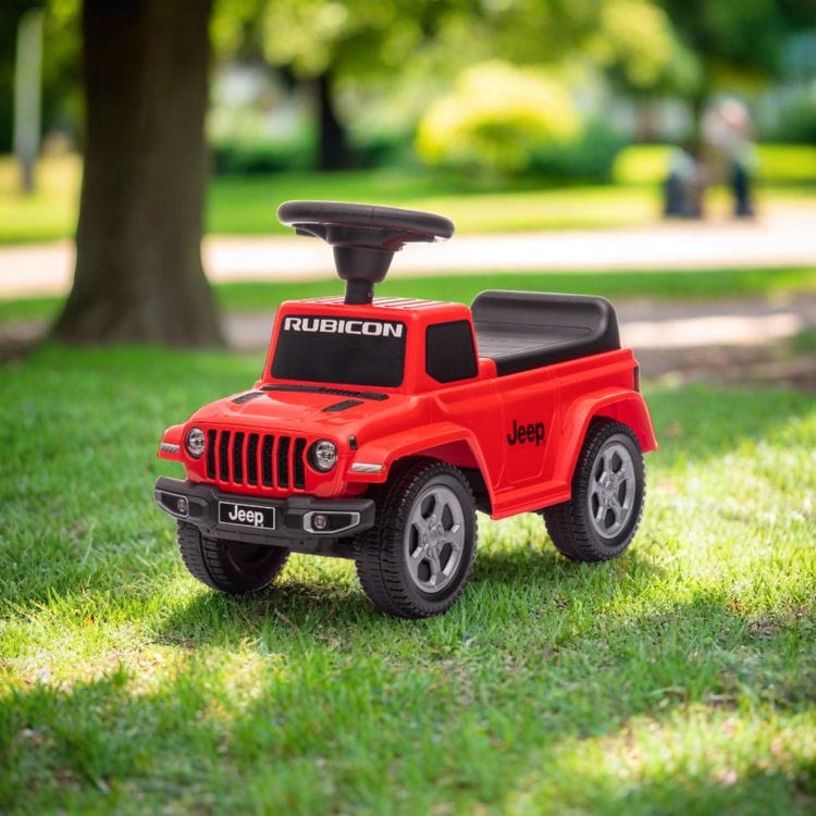 Alternative view of Jeep Rubicon Foot to Floor Ride On - Red